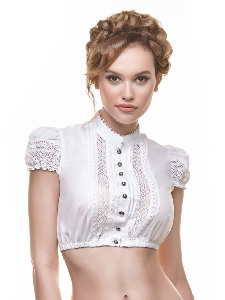 Dirndl blouse Jana white 44