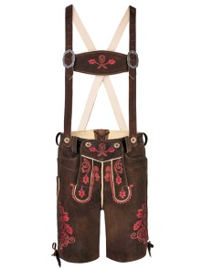 Bavarian Goatskin Lederhosen Andreas brown-used