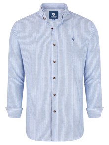 Bavarian Shirt Florian striped light blue XXL (54/56)