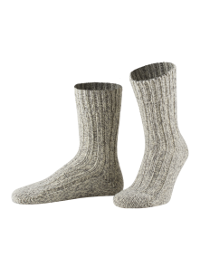 Coarse mountaineering socks Zugspitze (gray mottled)