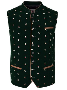 Bavarian vest Pius pattern (green)