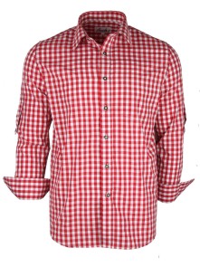 Bavarian shirt Christian (red-checkered)