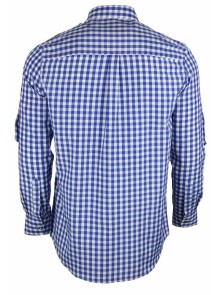 Bavarian shirt Christian (blue-checkered)