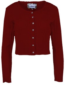 Trachtenstrickjacke Romy rot