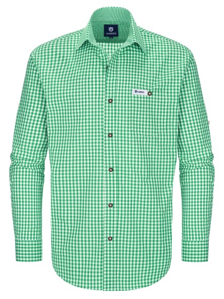Bavarian shirt Vitus medium green L (50)