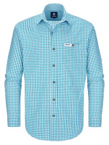 Bavarian shirt Kaspar turquoise L (50)