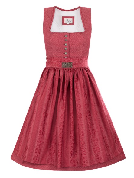 Midi Dirndl Anni rot