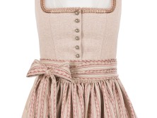 Midi Dirndl Judith beige-rose