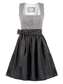 Midi Dirndl Vrone schwarz