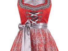 Midi Dirndl Marille rot