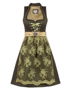 Midi Dirndl Mitzi dark green