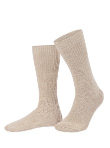 Bavarian short socks beige