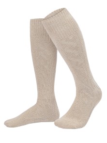 Bavarian long socks beige