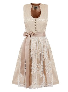 Midi Dirndl Friederike champagne