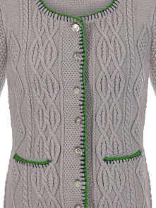 Trachtenstrickjacke Steffi grau