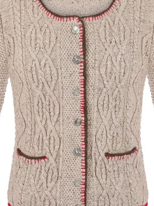 Trachtenstrickjacke Steffi beige