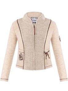 Bavarian ladies cardigan Emma beige