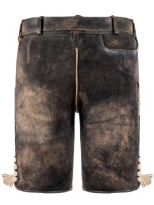 Bavarian Lederhosen short Donisl dark brown