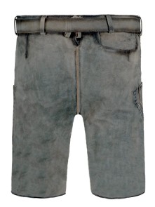 Bavarian Lederhosen short Joachim sand grey