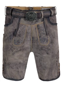 Bavarian Lederhosen short Felix granite