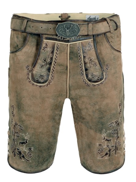 Bavarian Lederhosen short Jan walnut