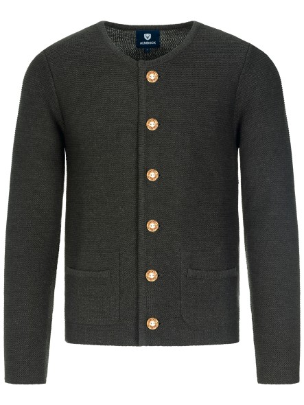 Bavarian cardigan Alfonsius black-anthrazite