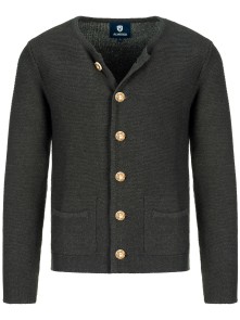 Bavarian cardigan Alfonsius black-anthrazite