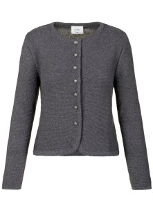 Bavarian ladies cardigan Evi (anthracite)