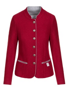 Bavarian ladies jacket Theresa (red)
