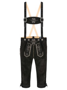 Bavarian lederhosen Austria (black)