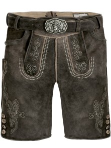 Bavarian Lederhosen short Balthasar dark brown