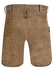 Bavarian Lederhosen short Bregenz brown-green