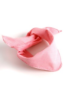 Bavarian scarve pink-checkered