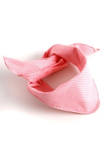 Bavarian scarve pink-checkered
