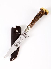 Traditional knife deer crown 1674-55