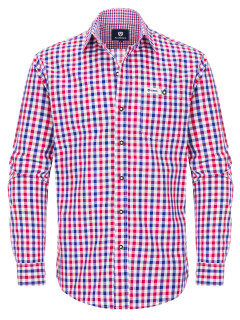 Shirt Bavaria Denim (red-blue-white-check)