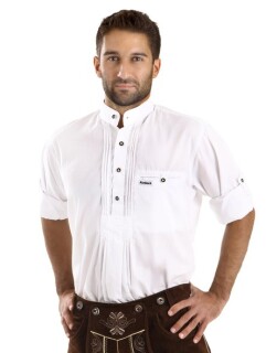 Shirt Fidelius (white with stand-up-collar)